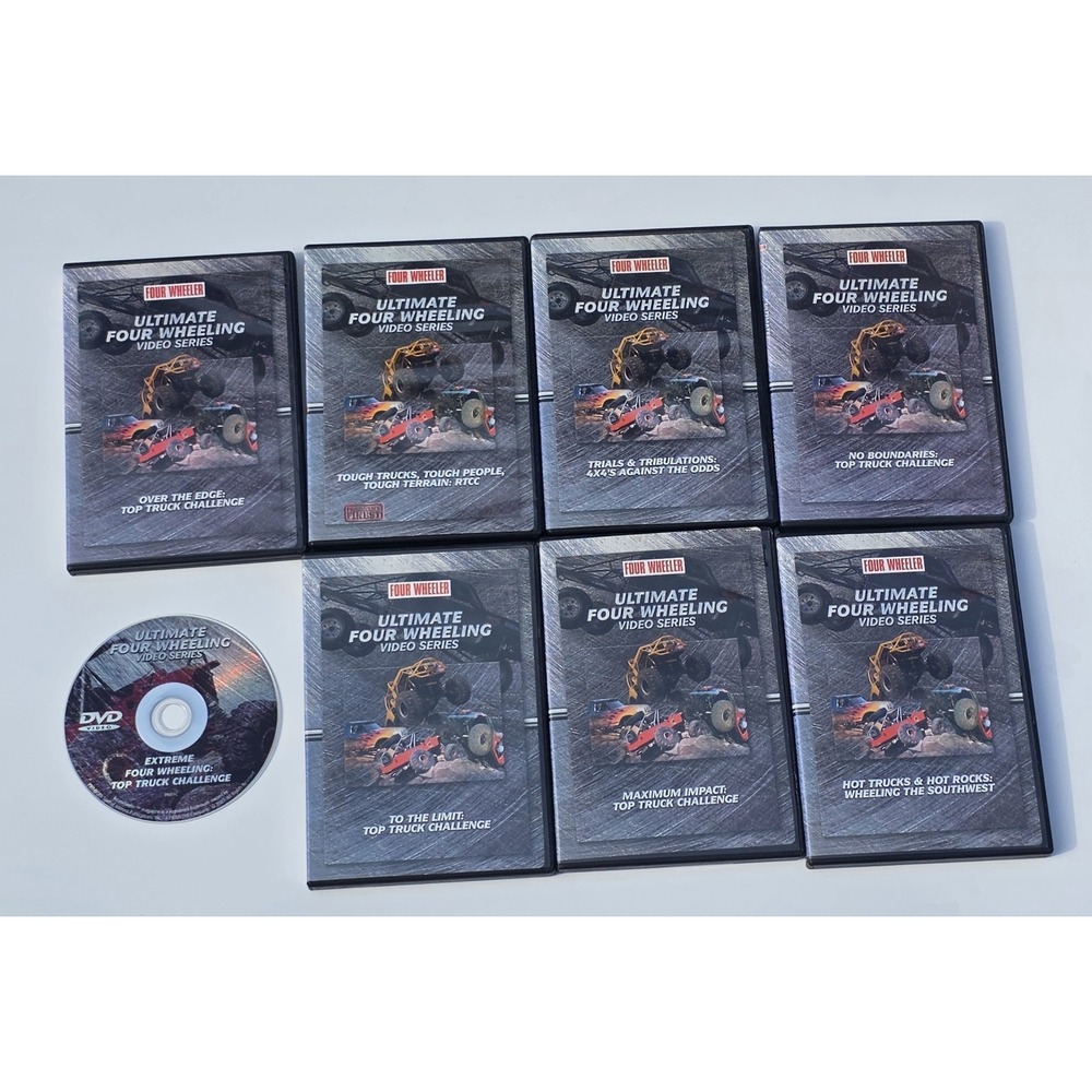 Four Wheeler Ultimate Four Wheeling Video Series DVD Lot of 8 Truck Challenge